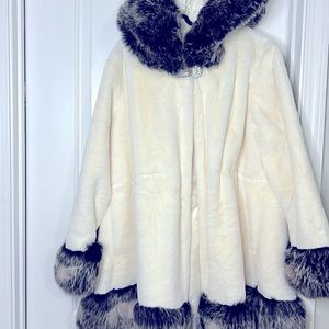 Faux fur coat